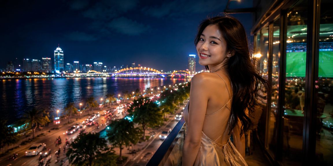 Người hâm mộ bóng đá tại bãi biển Đà Nẵng theo dõi và đặt cược