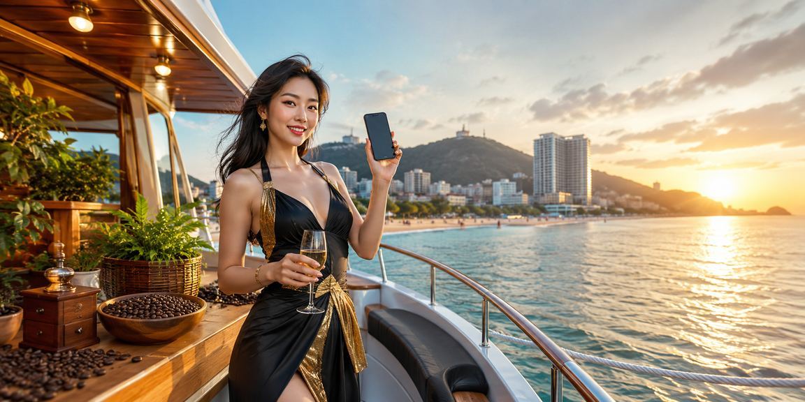 Thành viên VIP nhận thưởng tại Vũng Tàu trong không gian cà phê
